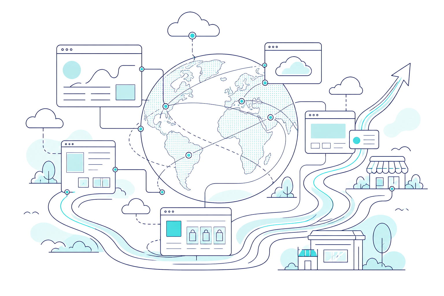 A global network of online businesses connected through MakoAngel